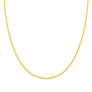 SEIMIA necklace ed. CANDY in 925 silver and fabric YELLOW