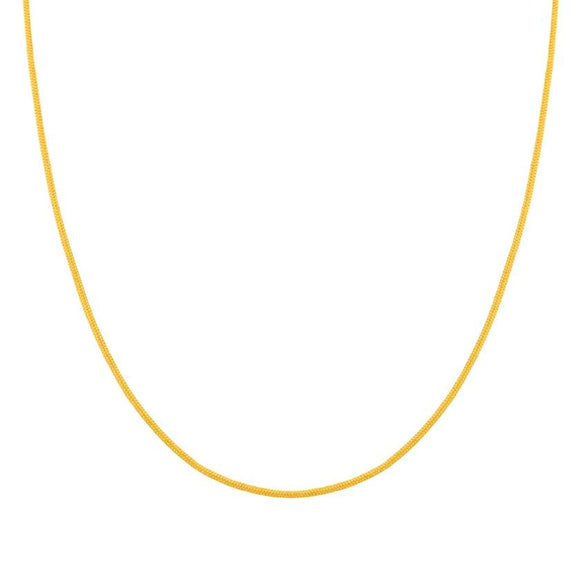 SEIMIA necklace ed. CANDY in 925 silver and fabric YELLOW