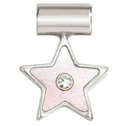 SEIMIA ed. CANDY SYMBOLS in 925 silver, stone and cz PINK MOTHER OF PEARL star