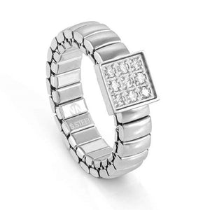 XTE XSMALL ring ed. LIFE ,steel,CZ, Square