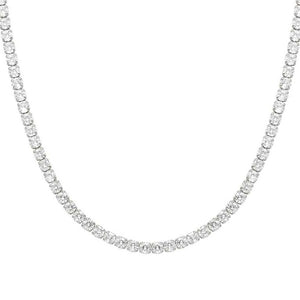 CHIC & CHARM JOYFUL ed. necklace in 925 silver and cz (E) Silver