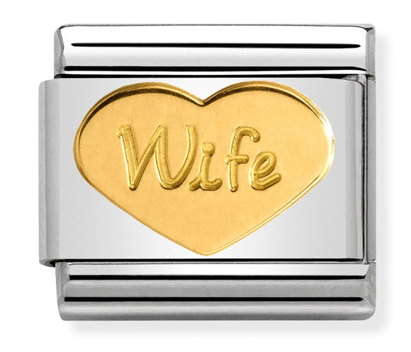 030162/42 Classic bonded yellow Gold Heart Wife