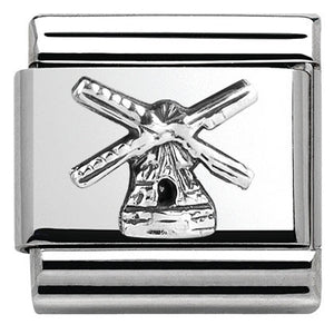 330105/21 Classic MONUMENTS RELIEF, silver 925 Windmill