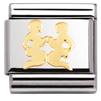 030104/03 Classic ZODIAC.S/Steel,Bonded Yellow Gold Gemini