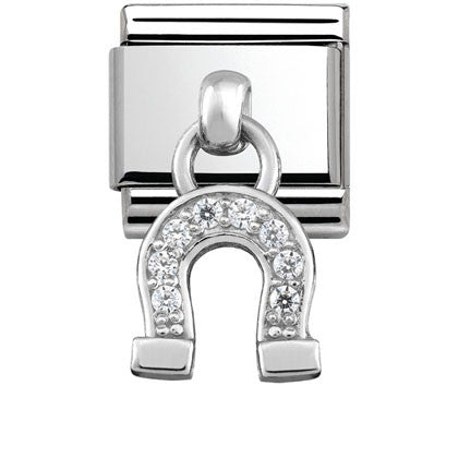 331800/03 Classic CHARMS stainless steel and silver 925 Horseshoe