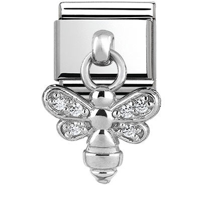 331800/15 Classic CHARMS stainless steel and silver 925 Bee