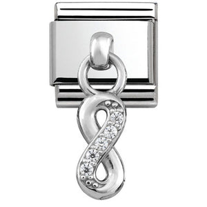 331800/10 Classic CHARMS stainless steel and silver 925 (10_Infinity)