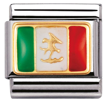 030235/08 Classic S/steel,enamel,bonded yellow gold,MEXICO (America)