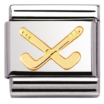 030106/07 Classic S/Steel,bonded yellow gold  Hockey clubs