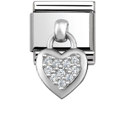 331800/ 01 Classic CHARMS stainless steel and silver 925 Heart