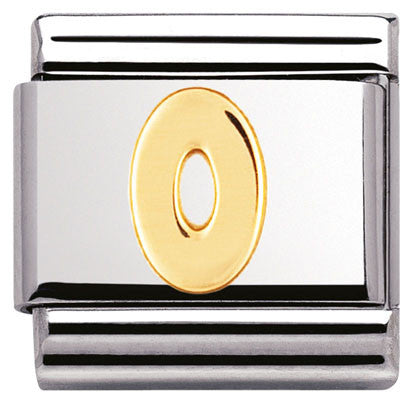 030102/00 Classic NUMBER 0,S/Steel,Bonded Yellow Gold