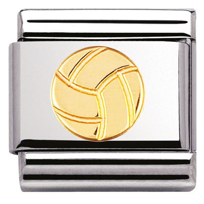 030106/11 Classic s/steel,bonded yellow gold Volley ball