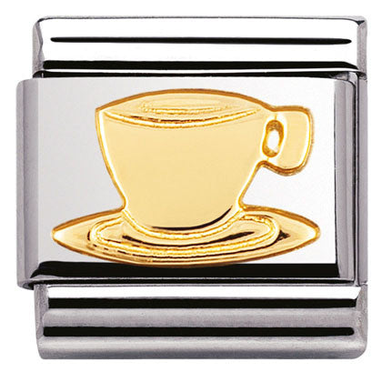 030109/05 Classic S/Steel,bonded yellow gold Coffee Cup