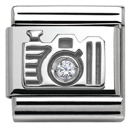 330311/06 Classic S/Steel, silver 925,CZ Camera