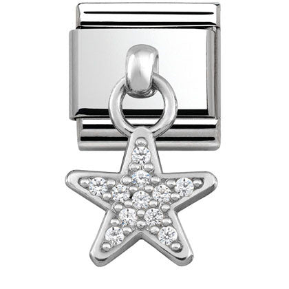 331800/05 Classic CHARMS ,S/steel,silver Star