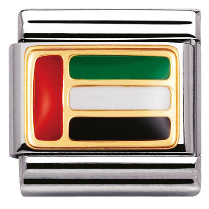 030236/15 Classic steel with enamel and bonded yellow gold UNITED ARAB EMIRATES