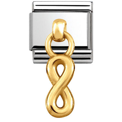 Composable Classic CHARMS S/Steel, Bonded Yellow Gold Infinity