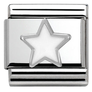 330202/04 Classic S/steel, enamel, silver 925 White Star