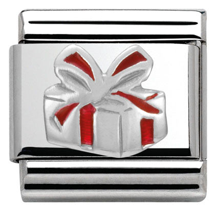 330204/06 Classic CHRISTMAS S/Steel,enamel,Silver 925 Red Gift Box