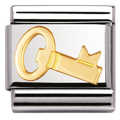 030109/02 Classic S/Steel,bonded yellow gold Key