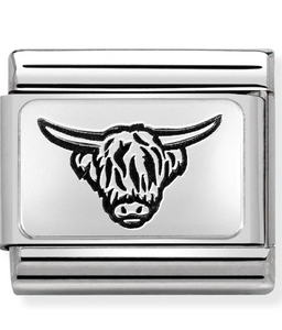 330111/35 Classic 925 Silver Highland Cow